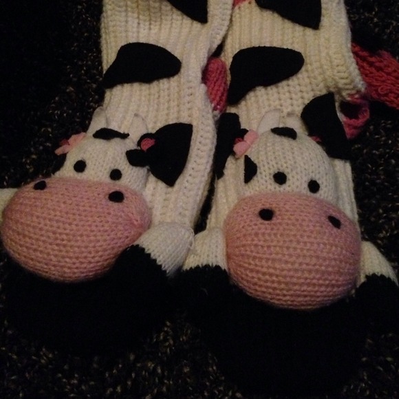 Cow slippers!