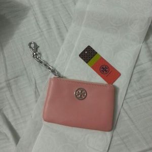 💥REDUCED💥Auth pink Tory Burch coin purse