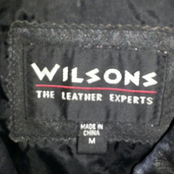 WILSONS LEATHER BIKER JACKET - Picture 2 of 2