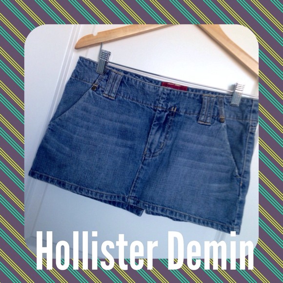 Hollister Denim - Hollister denim mini skirt