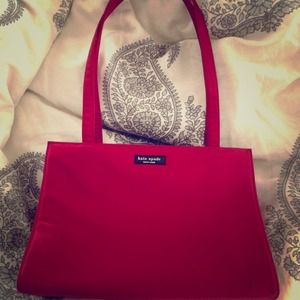 Kate Spade Red Nylon Bag