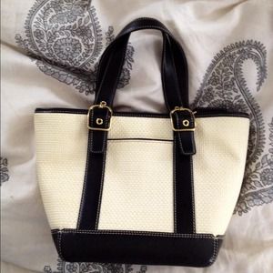Coach Straw Handbag