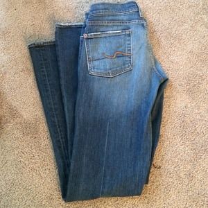 7 for all mankind size 29 denim jeans