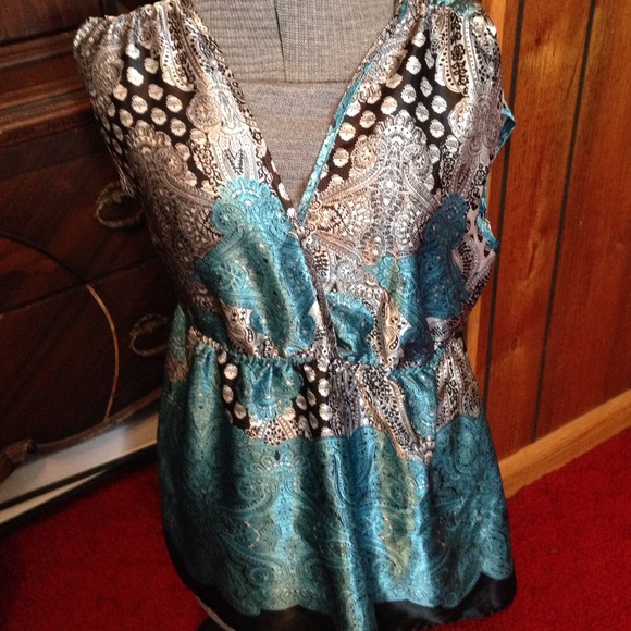SOLD Silk top