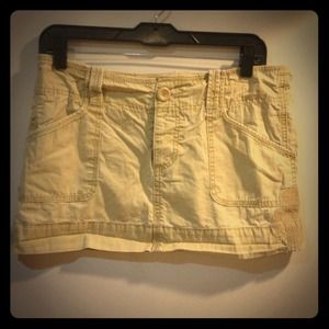 AE khaki mini skirt