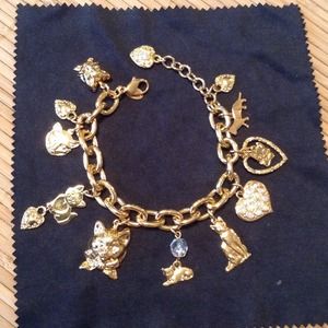 Kirk's Folly Cat Lovers Charm Bracelet