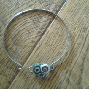 Mosiac tile heart bracelet