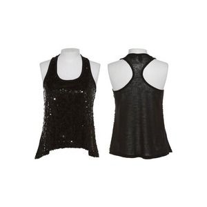 Gold Sequin Racerback