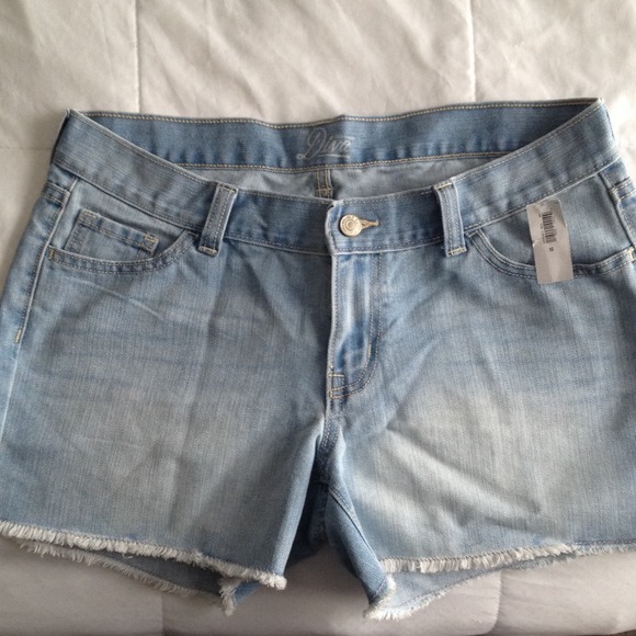 Faded Jean Shorts