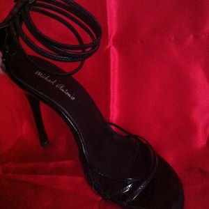 Black stiletto heels