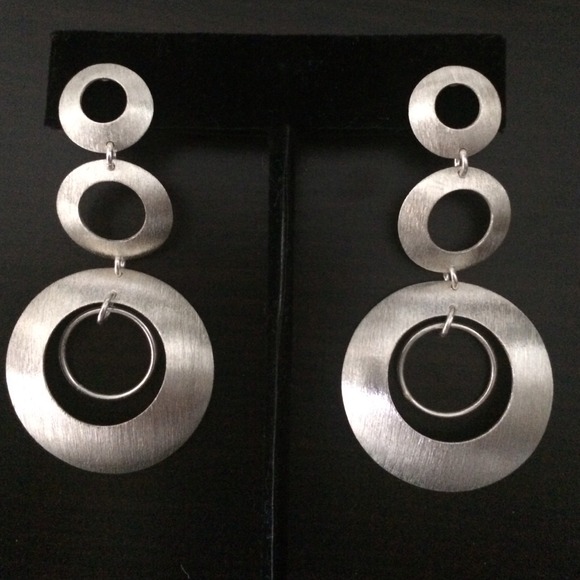 Jewelry - MATTE Silver 925 ONE OF A KIND EARRINGS