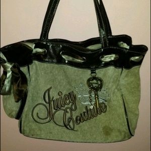 Gray Juicy Couture purse