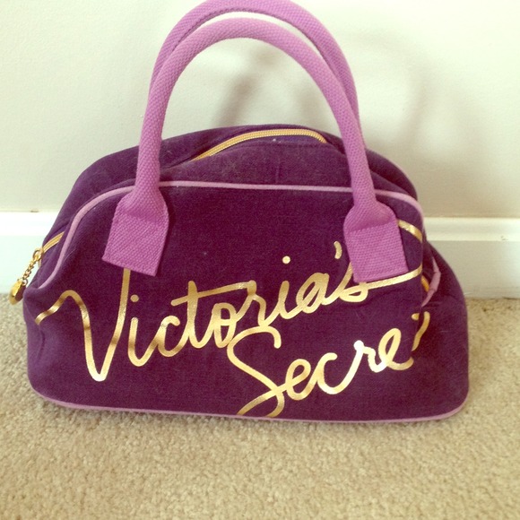 Purple Victoria's Secret bag