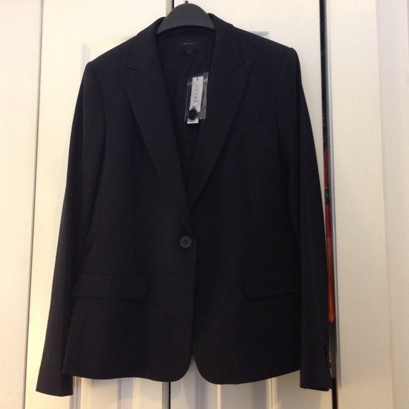 Theory NWT dark navy/black blazer - Picture 2 of 3