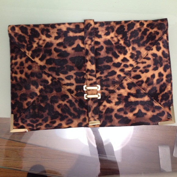 Big Leopard Asos Clutch