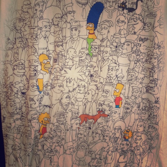 The Simpsons t-shirt💛💙✨