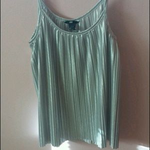 Silver tank top