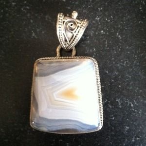 Authentic Moss Agate pendant