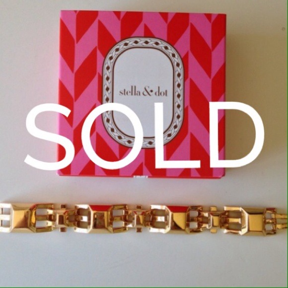 Reserved Stella and dot link bracelet