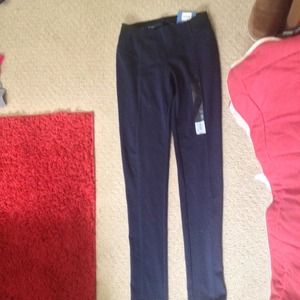 Navy blue spandex leggings