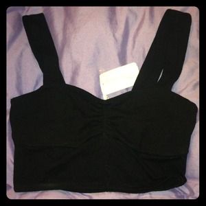 Black crop top