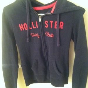🚫TRADED Hollister navy blue jacket