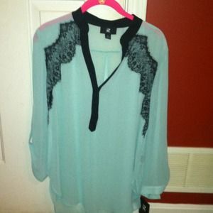 Very pretty see through dress shirt