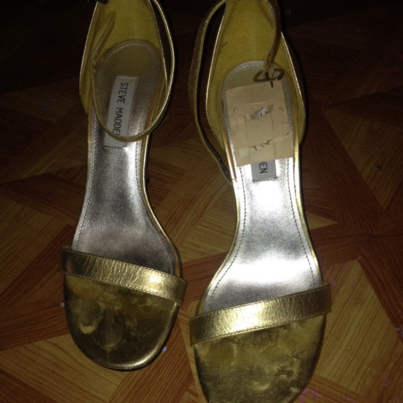 Gold strap steve madden