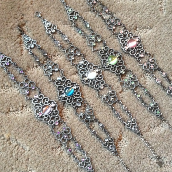 Antique look bracelets.