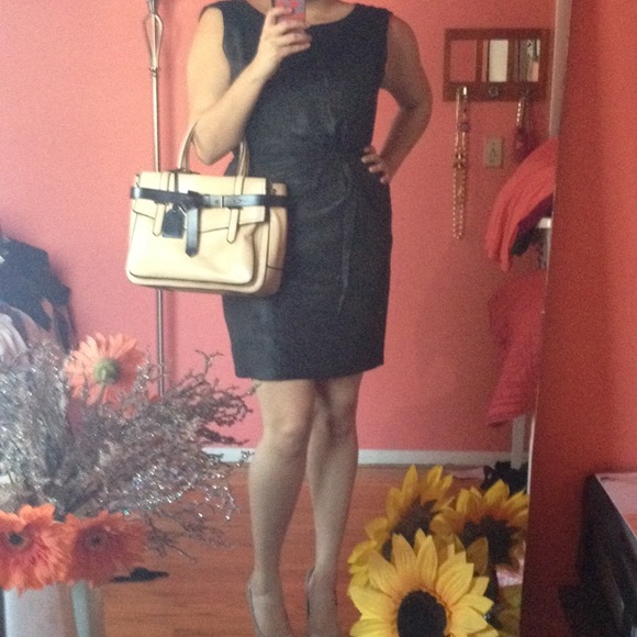 Little metallic black dress.Worn once 2 interview