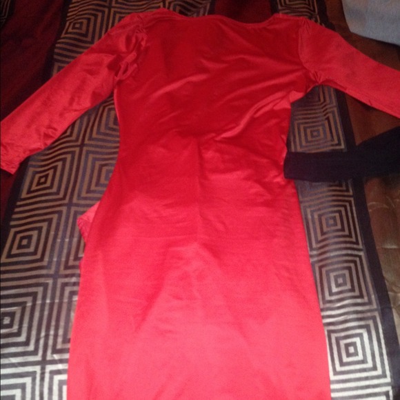 Red dress wore ones