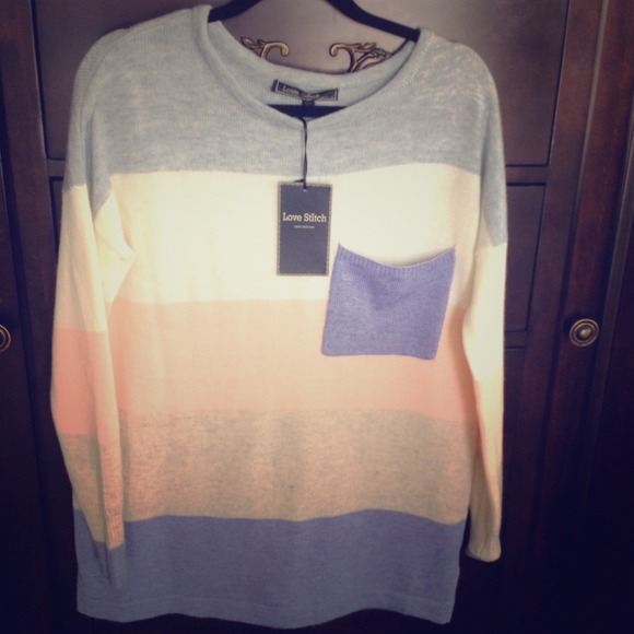 NWT striped sweater