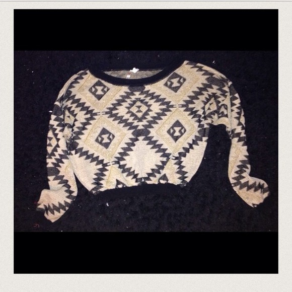 Vintage printed sweater.