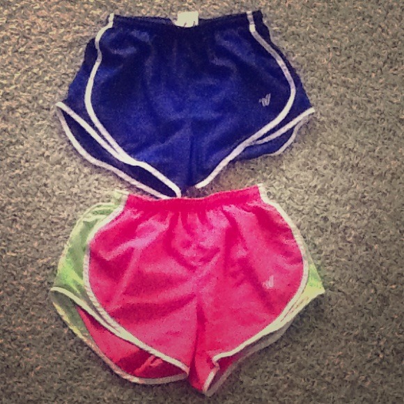 Two Pairs of Varsity Track Shorts