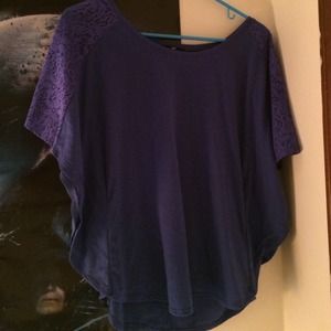 H&M Butterfly Sleeve Top Size s