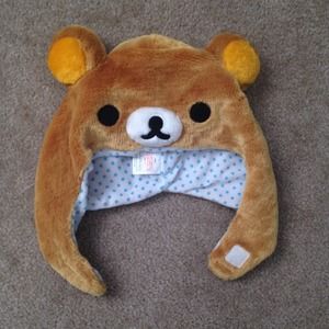 Adorable Rilakkuma bear hat