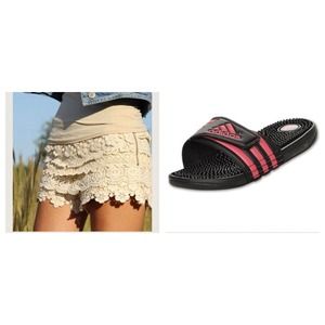 🔯Crochet shorts&Sandals 🔯