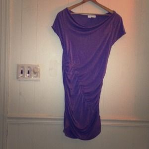 Lavender jersey dress