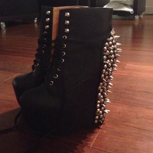 Jeffrey Campbell studded wedges