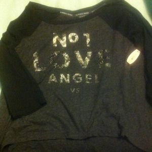Victoria's Secret angel baseball tee