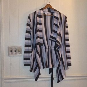 Striped cardigan