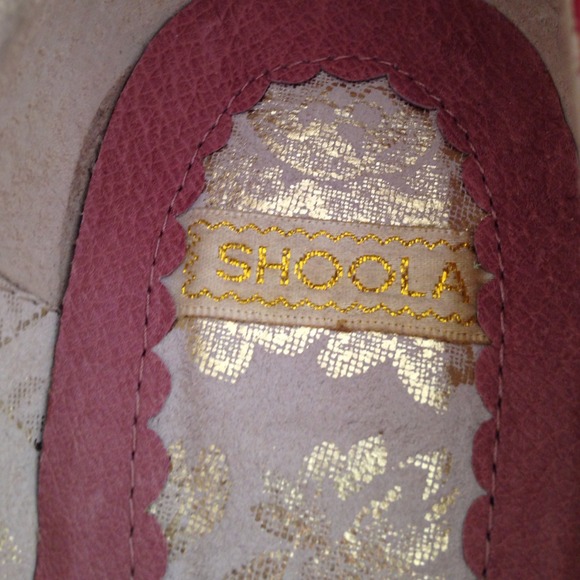 Red leather shoola heels - Picture 3 of 4