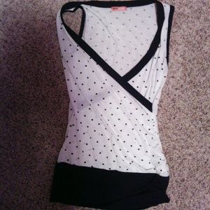 Cute polka dot top