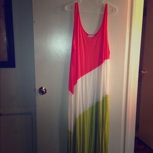 Color blocked Maxi Dress Size 3x