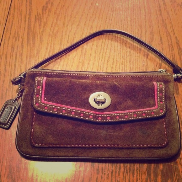 Coach wristlet clutch