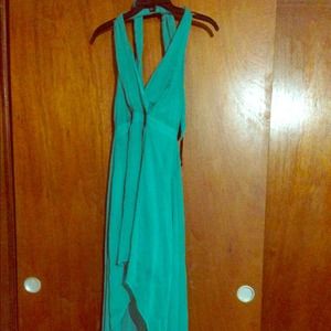 Bebe green sexy dress