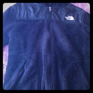 Fuzzy Fleece North Face Jacket