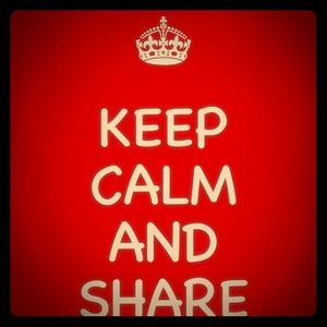 Keep calm and shareπππ