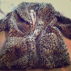 Cheetah fur coat