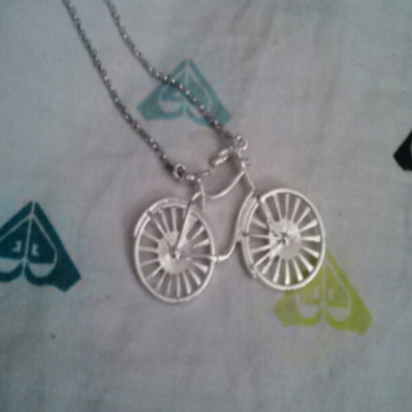 Lauren Conrad bicycle necklace